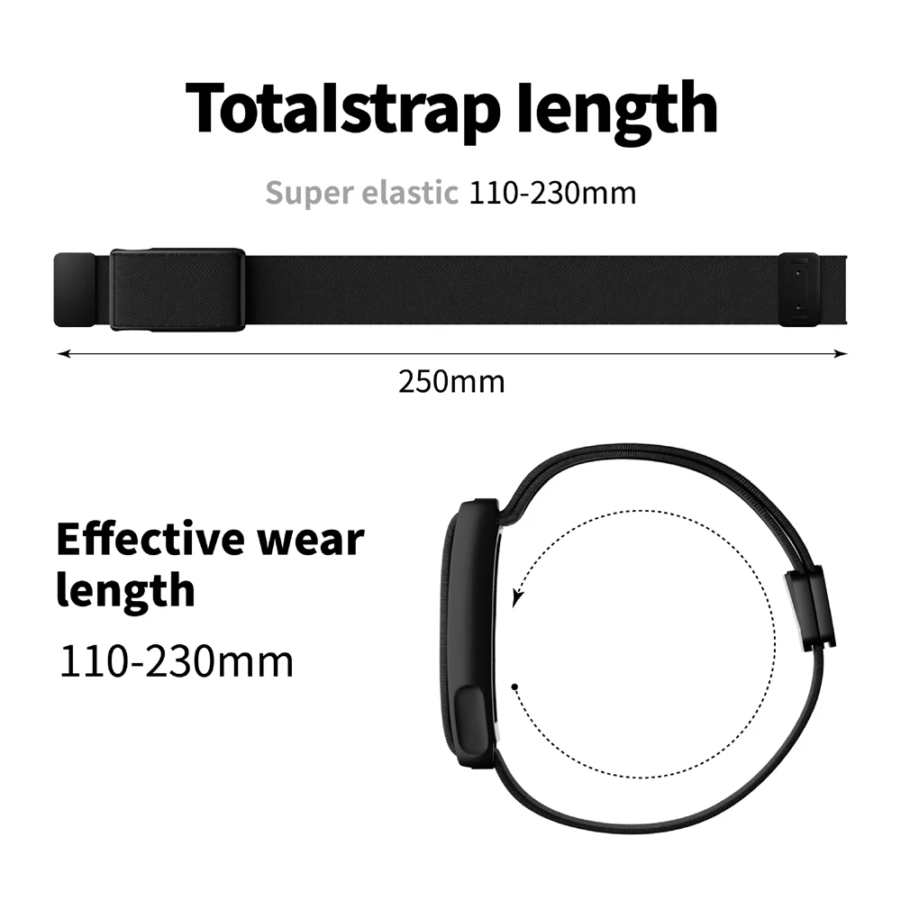 Нейлоновый спортивный ремешок с металлической рамкой для Amazfit Heilo, эластичный регулируемый ремешок для фитнес-трекера, сменный браслет. (art.: 3920dadf1accd) - 3920dadf1accd