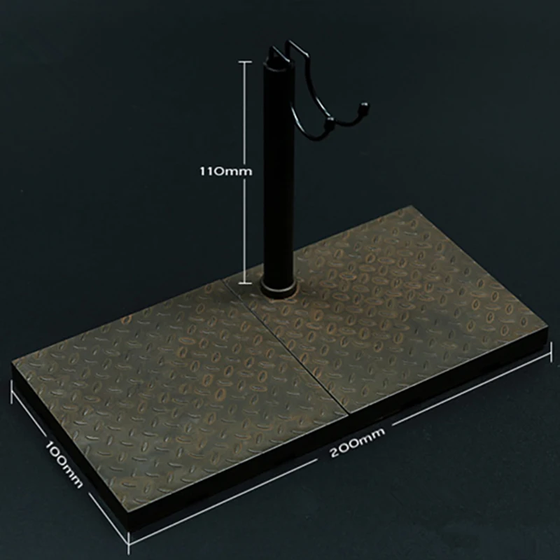 Abs Plate Steel Bracket For 12" Action Figure