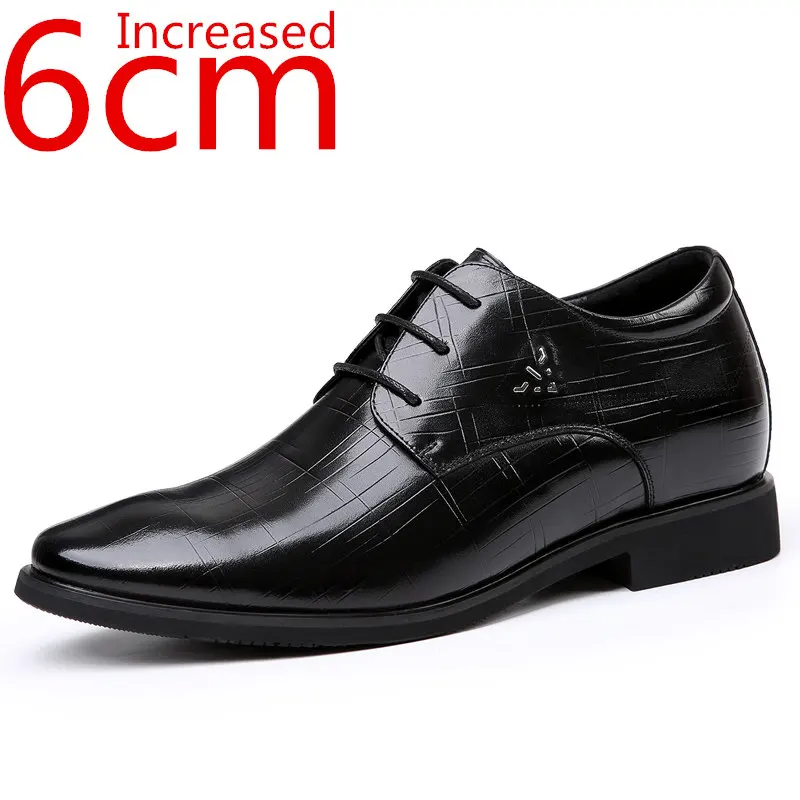 

Мужские деловые туфли из натуральной кожи, 8 см