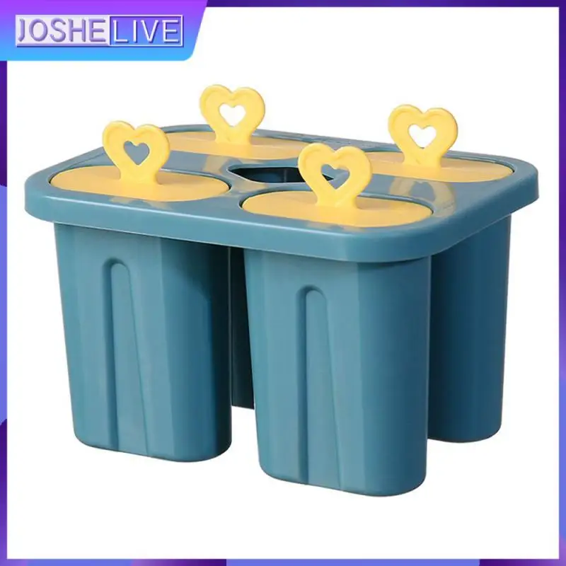 

Homemade Ice Box Reusable Domestic Popsicle Maker Simple And Easy Two-color Contrast Style Popsicle Mold Diy Ice Cream Mold