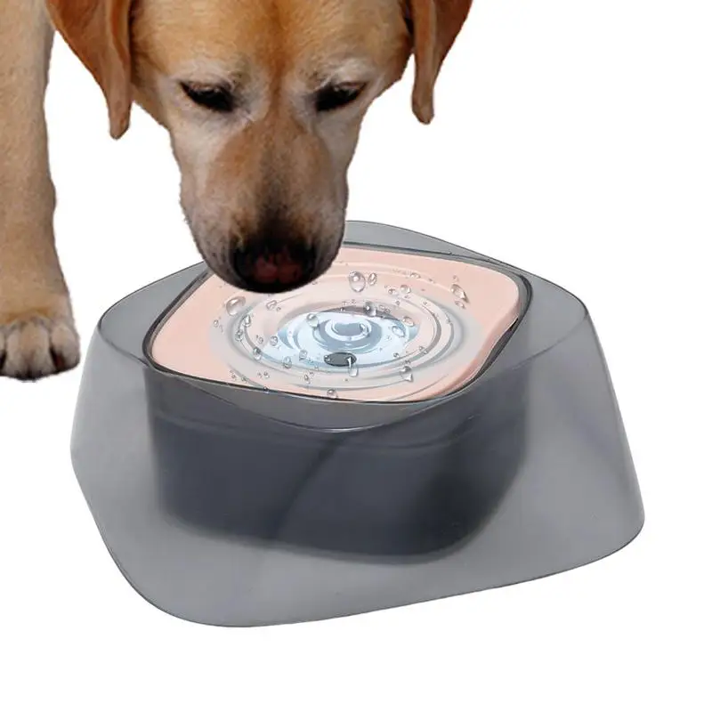 

No Spill Water Bowl for Dogs | Anti Splash Pet Slow Drinking Water Feeder for Dogs | Anti Choking Anti Overflow Travel Bowls for