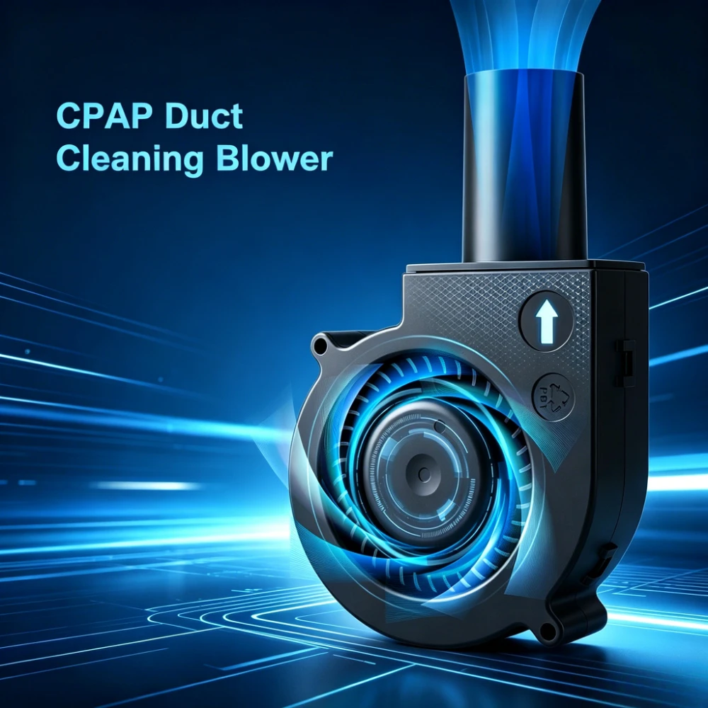 Фото Портативный комплект для сушки и очистки CPAP-шлангов 2,5 см: USB-турбовентилятор для стандартных CPAP-трубок 2,2 см/22 мм для очистки BIPAP-устройств №1