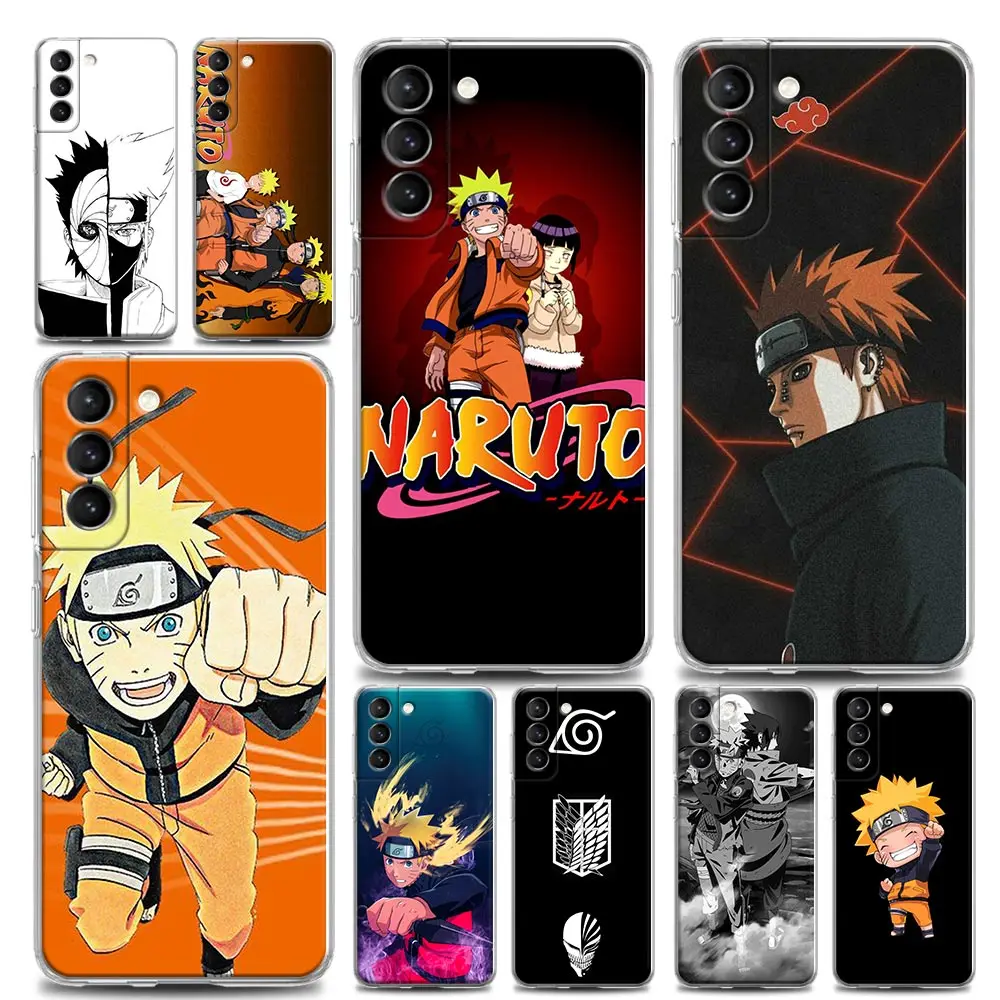 

Phone Case for Samsung S9 S10 4G S10e S20 S21 Plus Ultra FE 5G M51 M31 M21 TPU Case BANDAI Cute Cartoon Anime Naruto