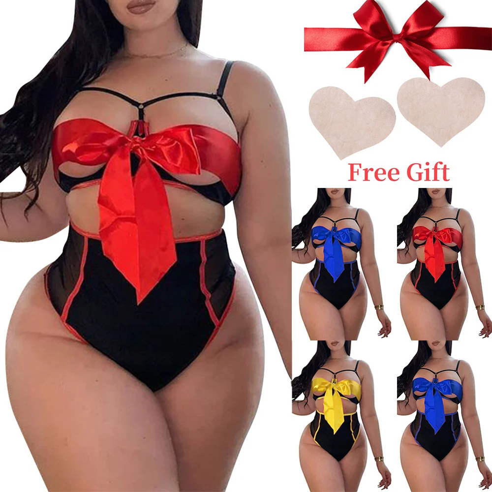 

lingerie Erotic sexy suit female underwear polysters bikini three point bra pajamas without chest panties hot sexy clothes big