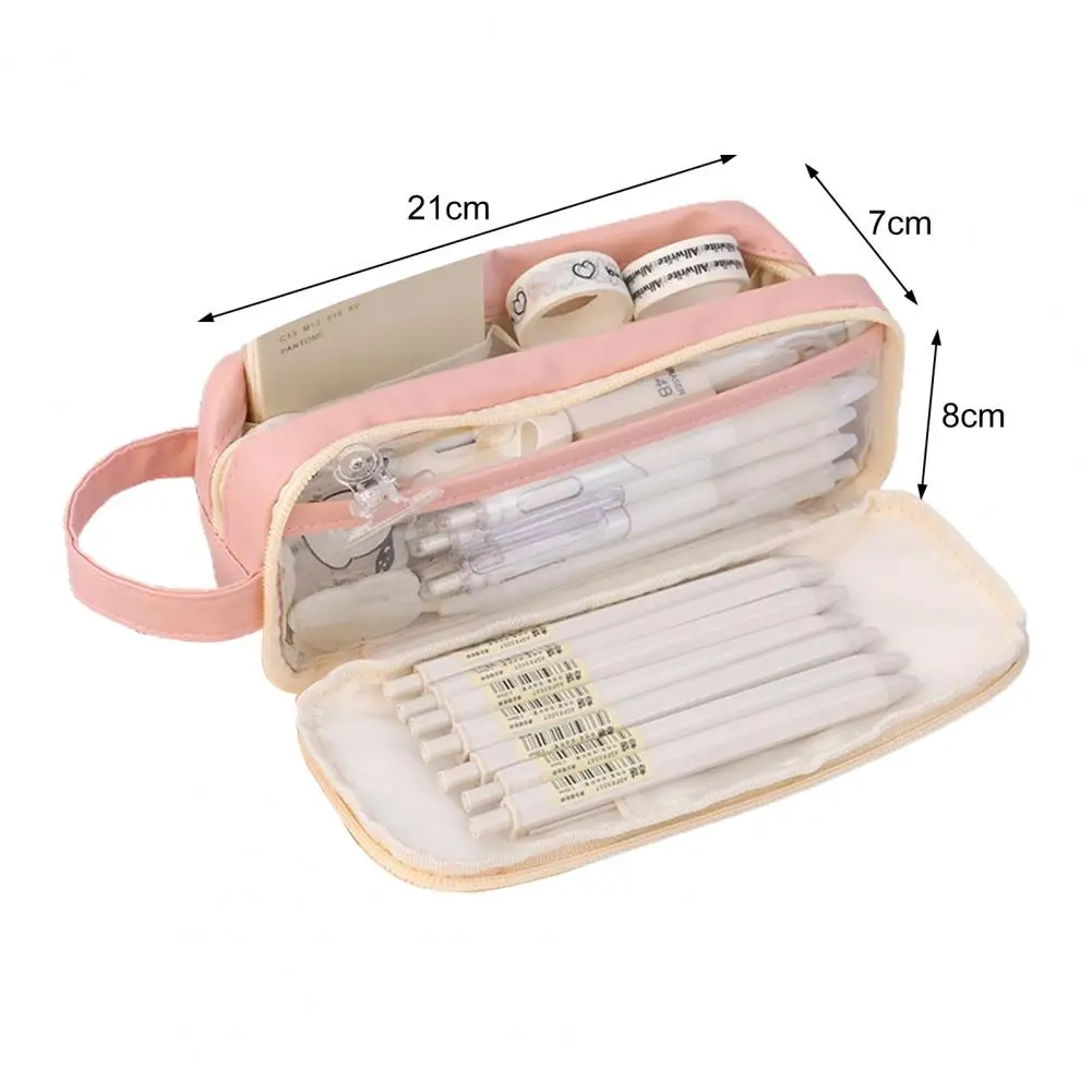 Прозрачный карандаш огромная емкость фоторучка чехол для студентов