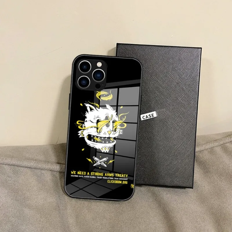 Чехол DXTR для телефона с художественной иллюстрацией закаленное стекло IPhone 15 14 13 11