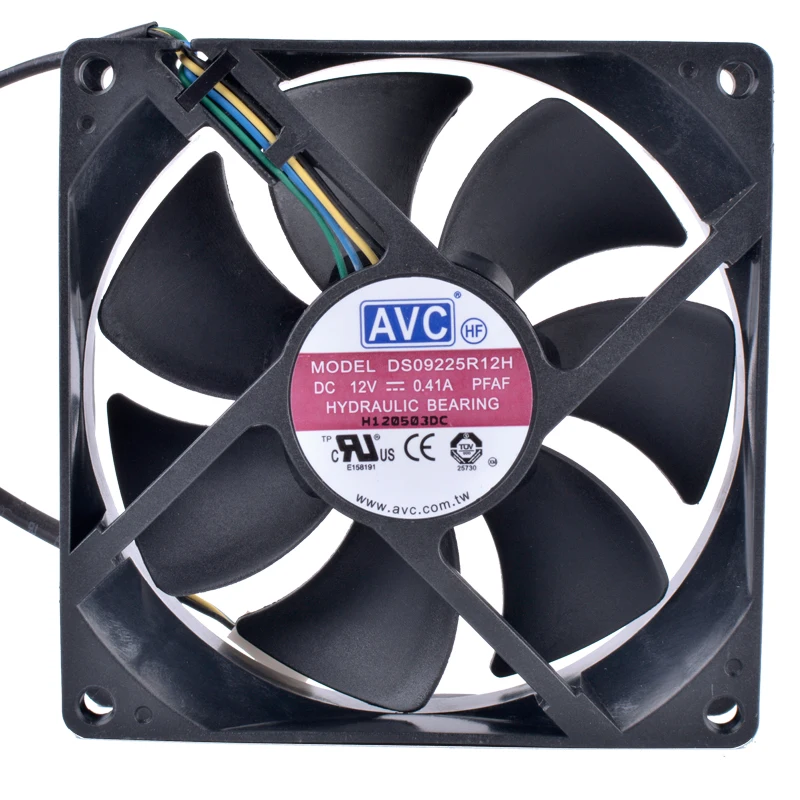 Революция в системах охлаждения DS09225R12H 9 см 90 мм вентилятор 9025 9225 12V0.41A 4-контактный