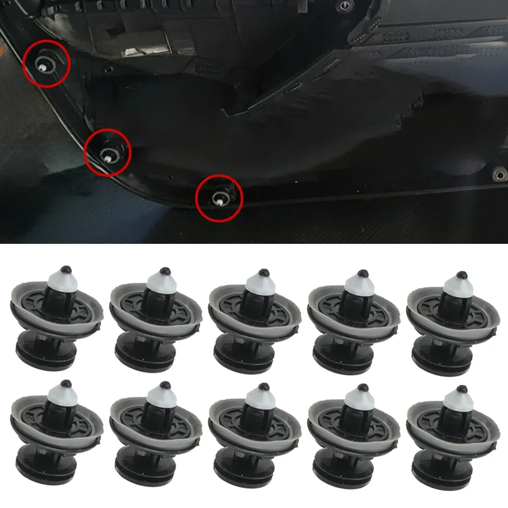 

10 шт. новый для VW Golf Mk5 2004 2005 2006 2007 2008 2009 авто внутренняя дверная карта отделки панели зажимы заклепки 6Q 0868243