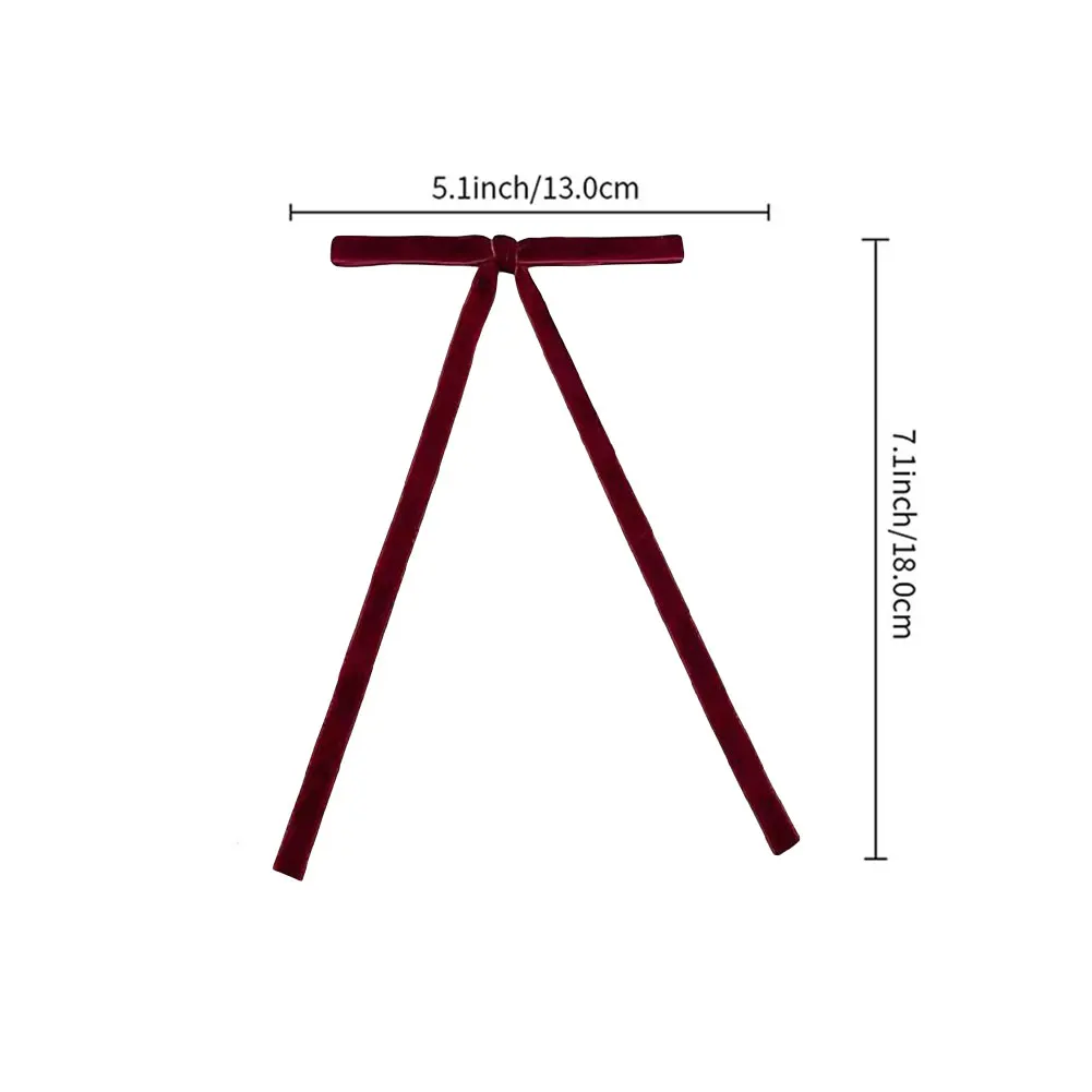 12-60 шт. бархатные рождественские банты для декора рождественской елки подарочные