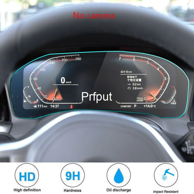 

Закаленное стекло для BMW G20 G21 Series 3, 2020, 2021, автомобильная приборная панель, приборная панель, центральное управление, защита сенсорного экрана