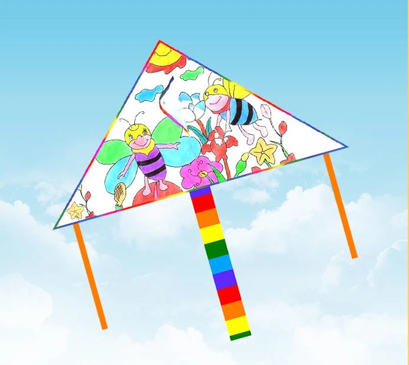 Новый кайт сделай сам пустой линия алмазный игрушки для детей уличная игра