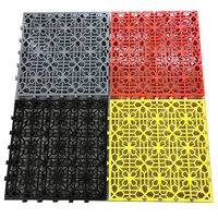 hot selling removeable drainage square floating easy to clean waterproof cheapest solid 45453cm garage floor tiles