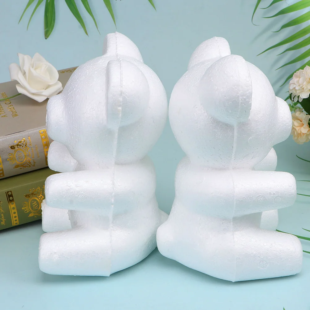 

Bear Styrofoam White Shapes Shape Polystyrene Moldflower Modelling Diy Flowers Floral Arranginganimal Arrangement Crafts Rose