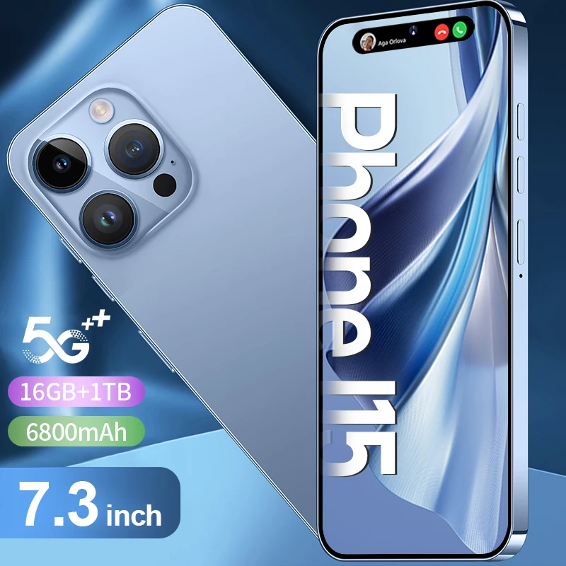 

Новый телефон, l5, смартфон, оригинальные мобильные телефоны 7,3 дюймов, 1 ТБ, смартфон, Android 13, бесплатная доставка, сотовый телефон