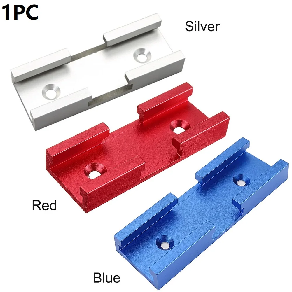 

1PC Woodworking Universal Chute Cross Track Connector T-Track Intersection Aluminum T-slot Miter Track Jig T Screw Fixture Slot