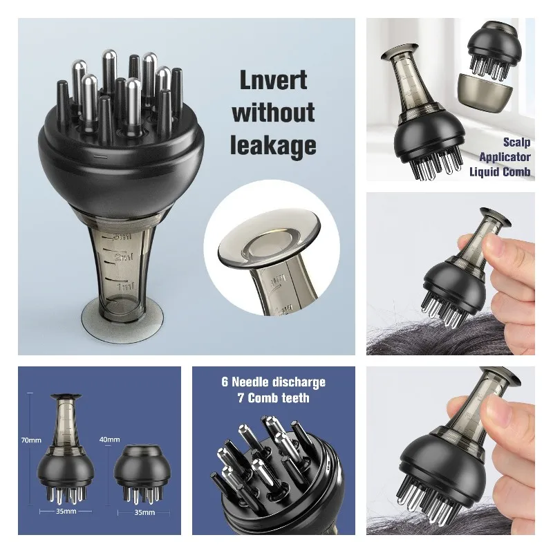 

Новинка! Массажная Расческа для роста и роста волос, жидкая сыворотка, масляная щетка, питательная расческа для корней волос, против выпаден...