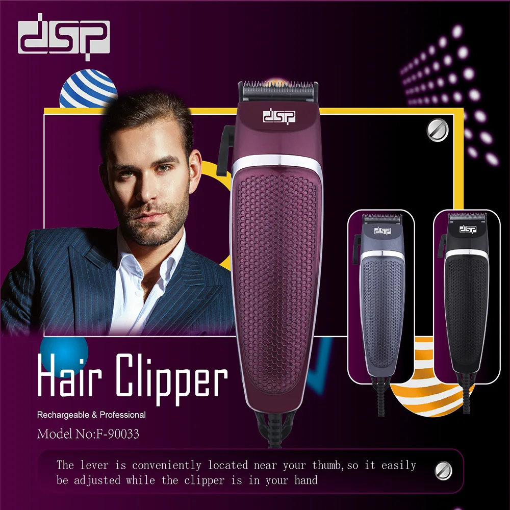 

Hair Trimmers Clipper Corded Home Professional Adjustable for Men Electric Hair Cutting Machine with 4 Limit Combs Low Noise