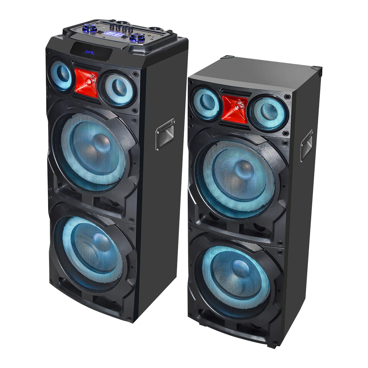 

2022 New KTV party box speaker rechargeable outdoor with karaoke wireless control BT Speaker