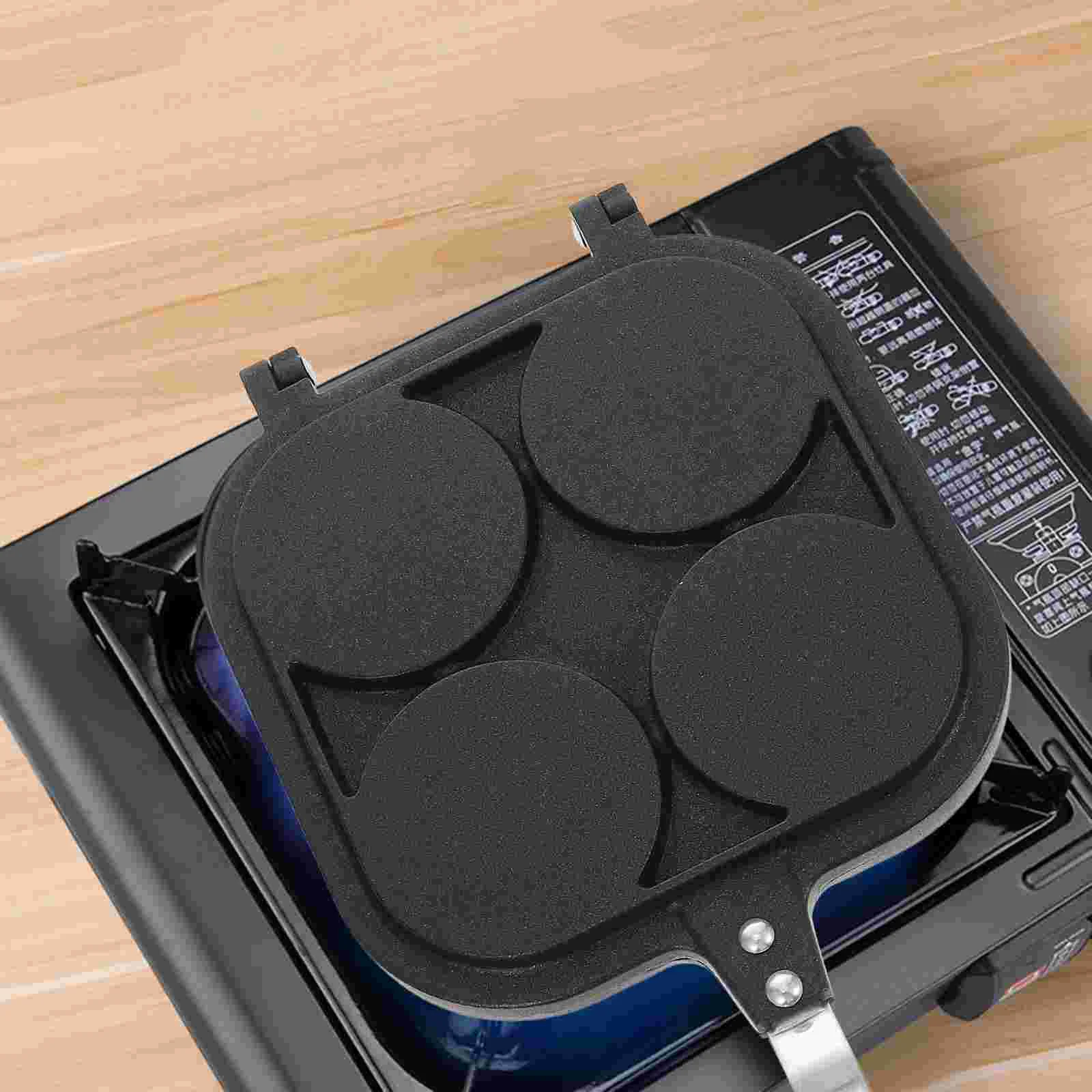 

Wheel Pie Pan Egg Cooking Tool Hamburg Cooker Home Making Non-stick Pot Breakfast Skillet Pancake Mould