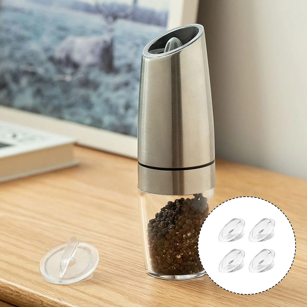 

Pepper Mill Lids Electric Covers Grinder Salt Acrylic Cover Sea Mills Accessory Kitchenreplacement Cap Setclear Automatic