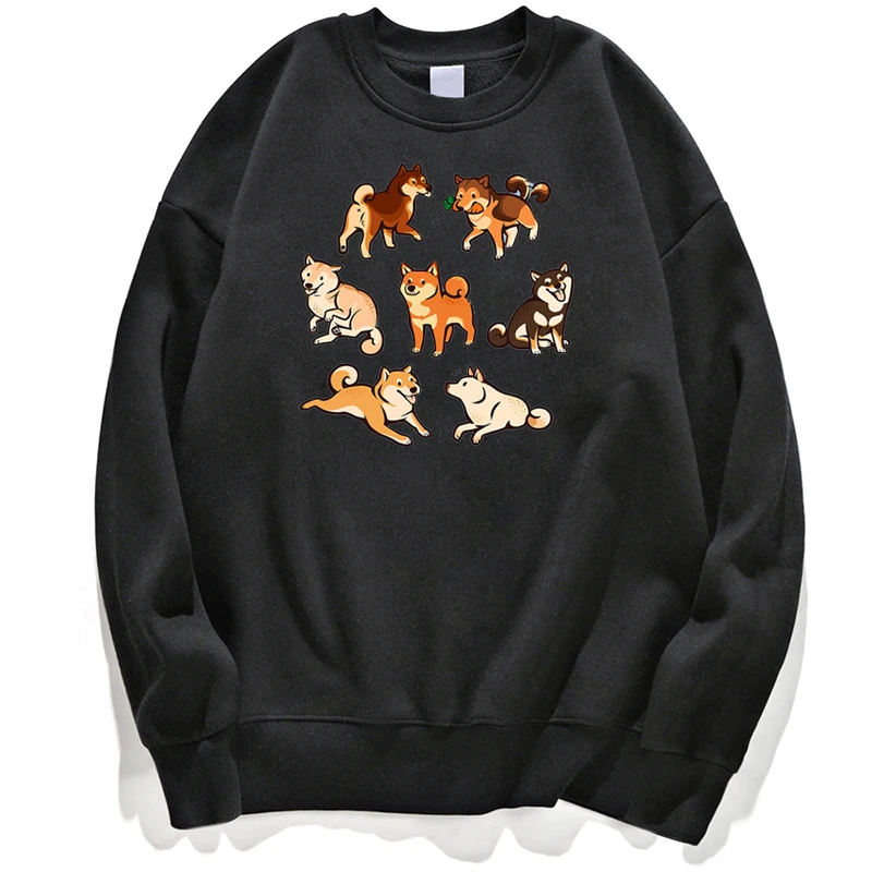 

Shiba Inu Dog Cute Dogs Kawaii Funny Hoodie Sweatshirts Men Sweatshirt Jumper Hoodies Streetwear Winter Autumn Pullover Crewneck