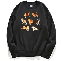 shiba inu dog cute dogs kawaii funny hoodie sweatshirts men sweatshirt jumper hoodies streetwear winter autumn pullover crewneck