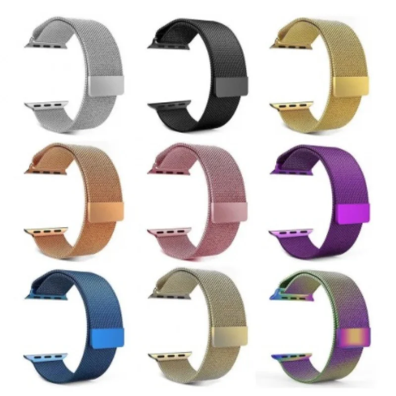 

Milanese Metal Wristband for apple watch smart watch iwo x8 max 38/40mm 42/44mm W26 W46 T500 T5 F8 F9 X7 IWO 8 9 10 11 12 PRO LI