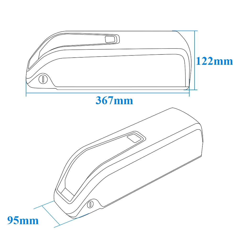 Фото Emoko C91 Happyrun Tank G60 Pro аккумулятор для электровелосипеда 48 В 18 Ач 20 Ач 25 Ач для электрического велосипеда Itstands U16 №1