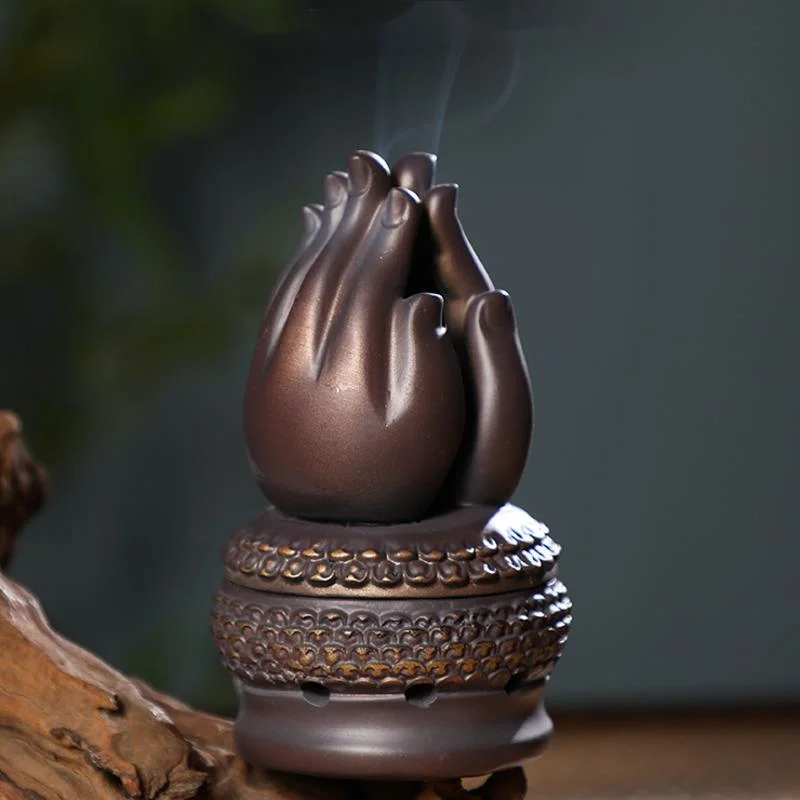 Домашний камин в стиле ретро с ароматом Будды Креативные украшения для чайной
