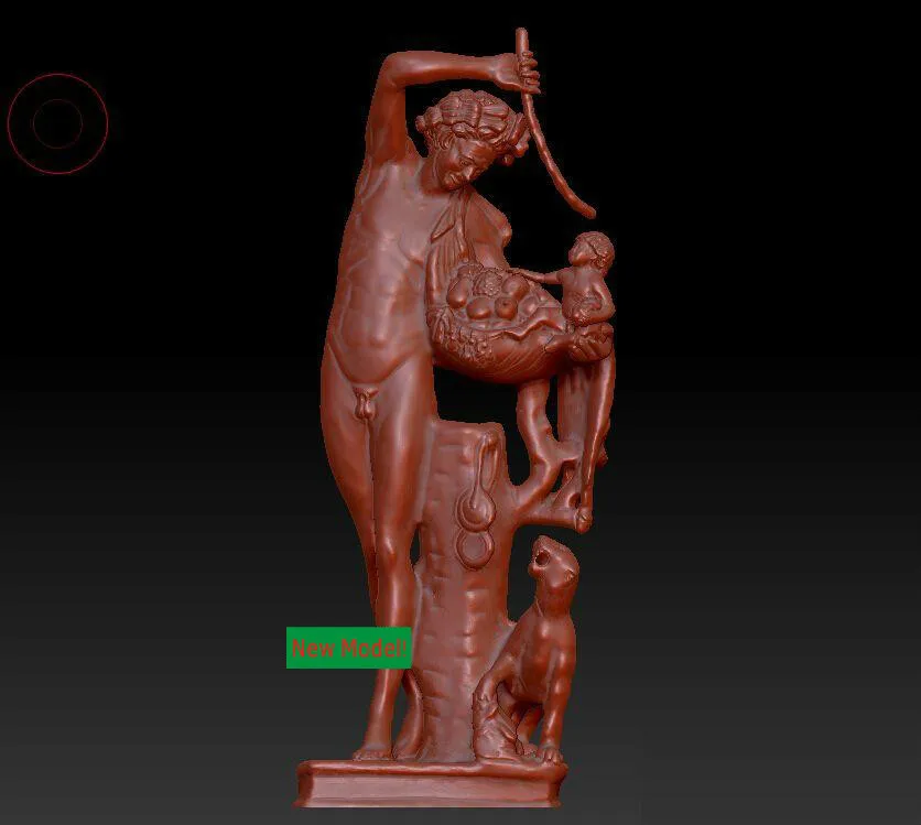 

New model 3D model for cnc or 3D printers in STL file format Faun