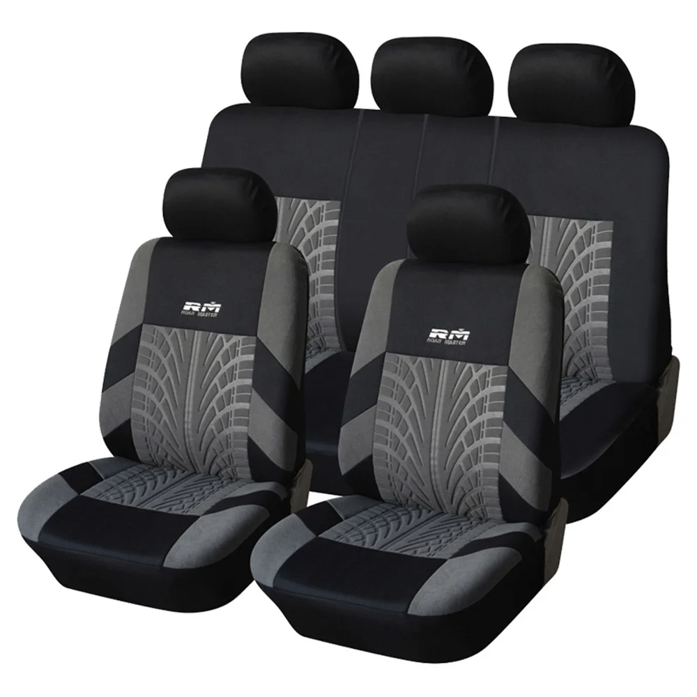 

QX.COM Full Coverage Flax Fiber Auto Seats Covers Linen Breathable Car Seat Cover For Mazda 626 Mazda Atenza Mazda Familia