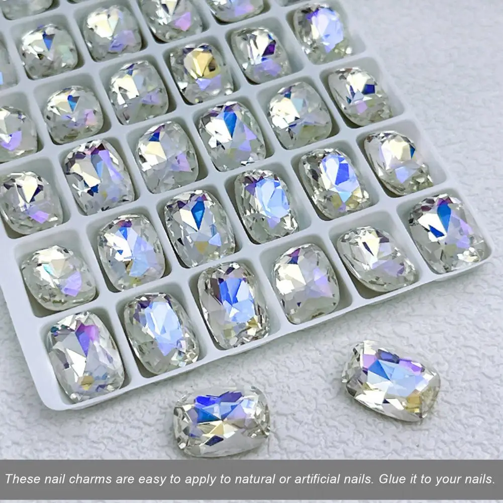 Подвески для ногтей блестящие 3d из искусственного кристалла декора товары