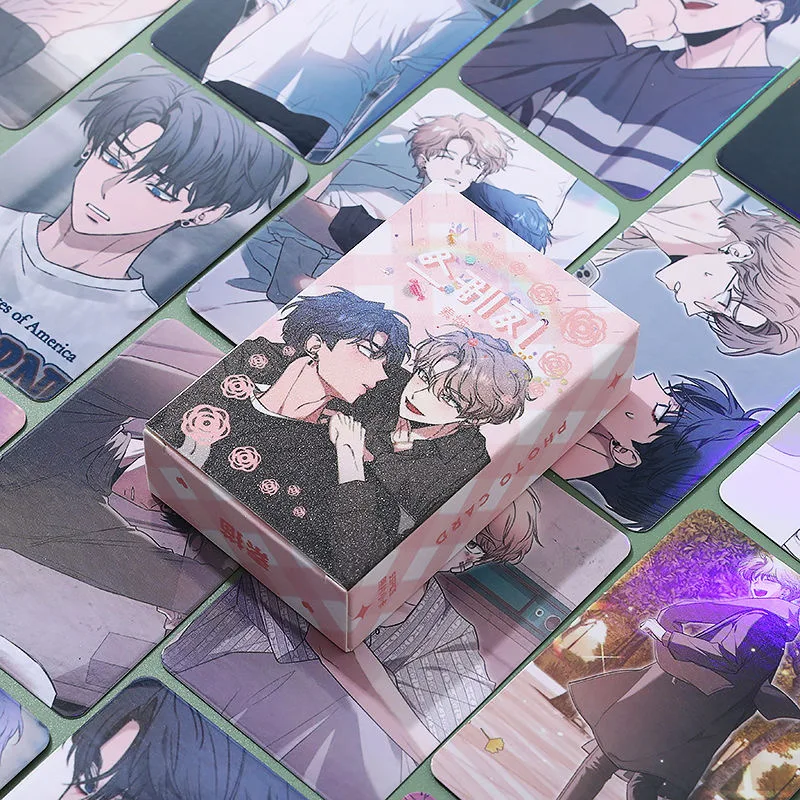 

55 шт./компл., корейская BL Manwha Laser Lomo Card Lee Joobin, Choi Ilkyung, мультяшная мини HD фотокарта, подарок для косплея