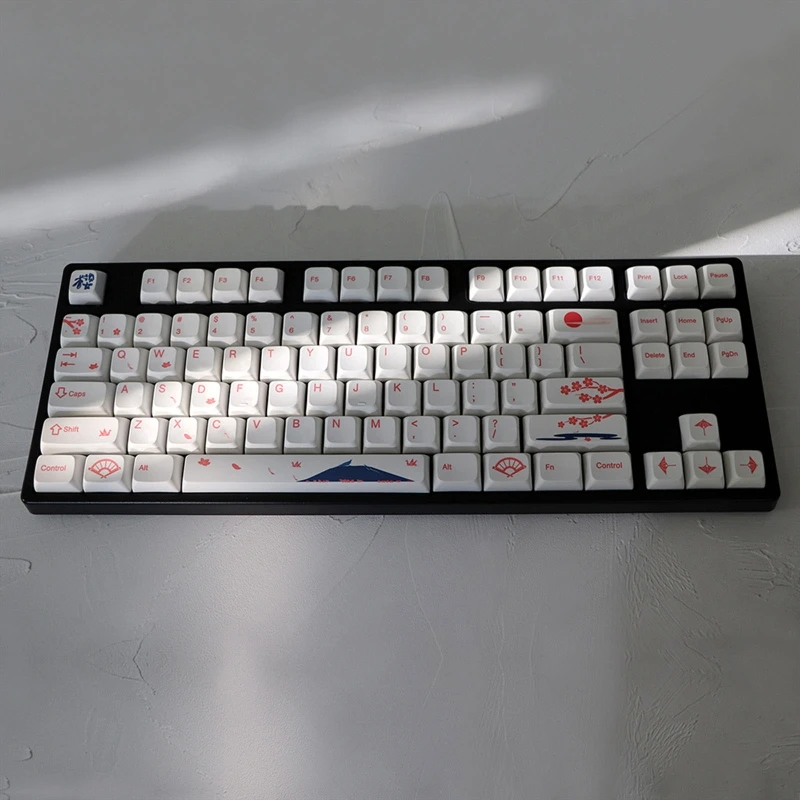130 шт. колпачки для клавиш Cherry Blossom XDA PBT механические клавиатуры с красителем K