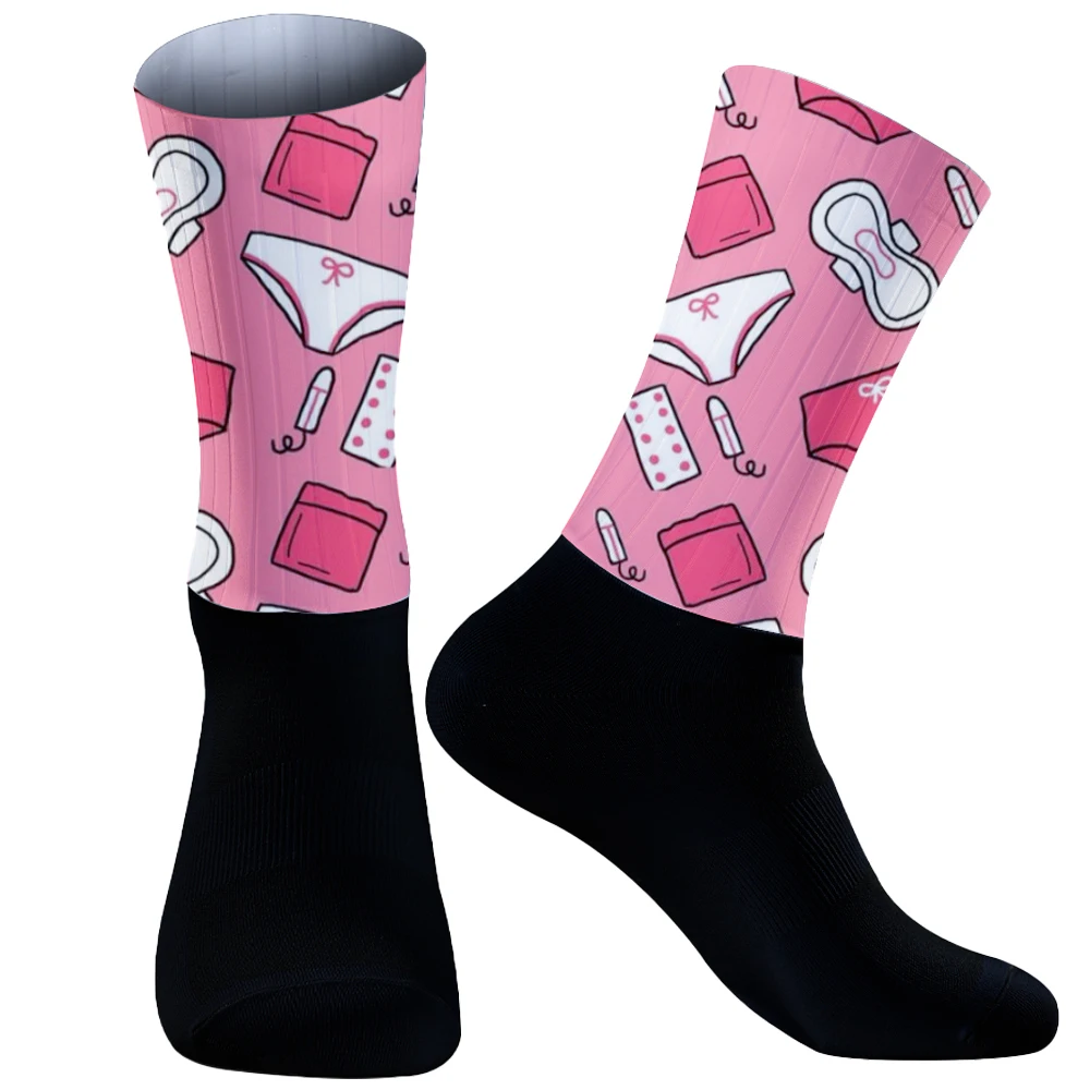 Новые чесаные велосипедные подарочные носки для свадьбы рождественские