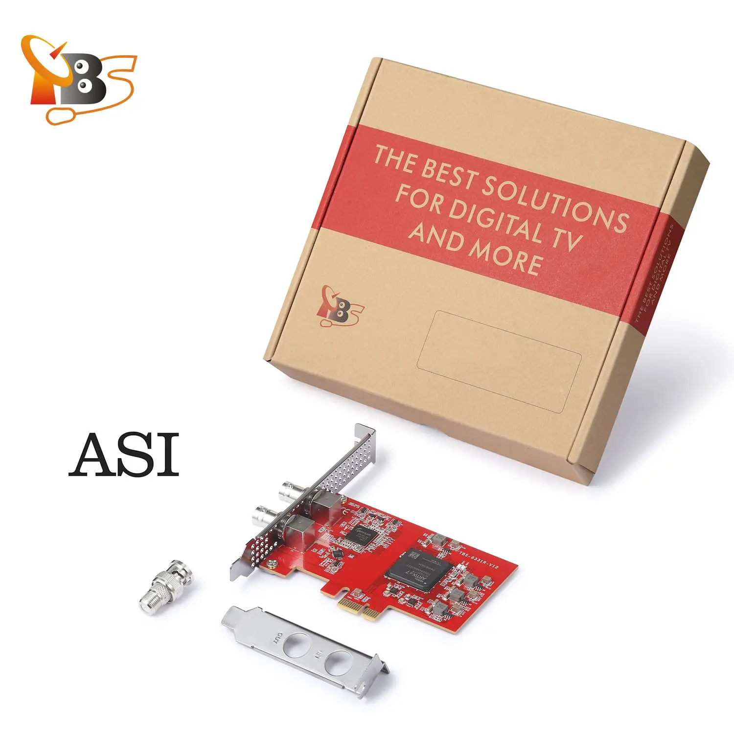 Фото TBS6331R-ASI Профессиональная карта захвата DVB-ASI Поддержка программного обеспечения Kylone TVheadend Astra для потоковой передачи IPTV DVB-трансляция №2