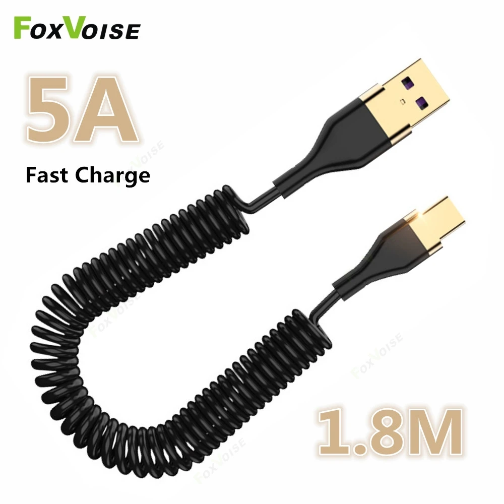 

Кабель для быстрой зарядки Huawei Mate Xiaomi Redmi Samsung Realme, кабель Micro USB C, шнур для передачи данных, зарядное устройство, 5 А, Type C