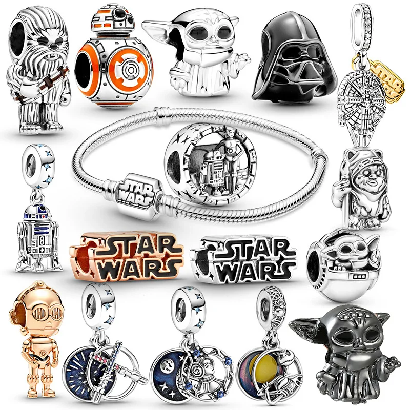

Star Wars Pendant Bracelet Yoda Baby DIY Beaded Pendant 3M Bracelet Irregular Jewelry Fashion Jewelry Wholesale Birthday Gift