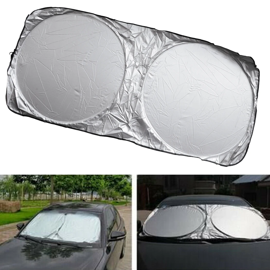 

Солнцезащитный козырек для лобового стекла автомобиля, 150x70 см