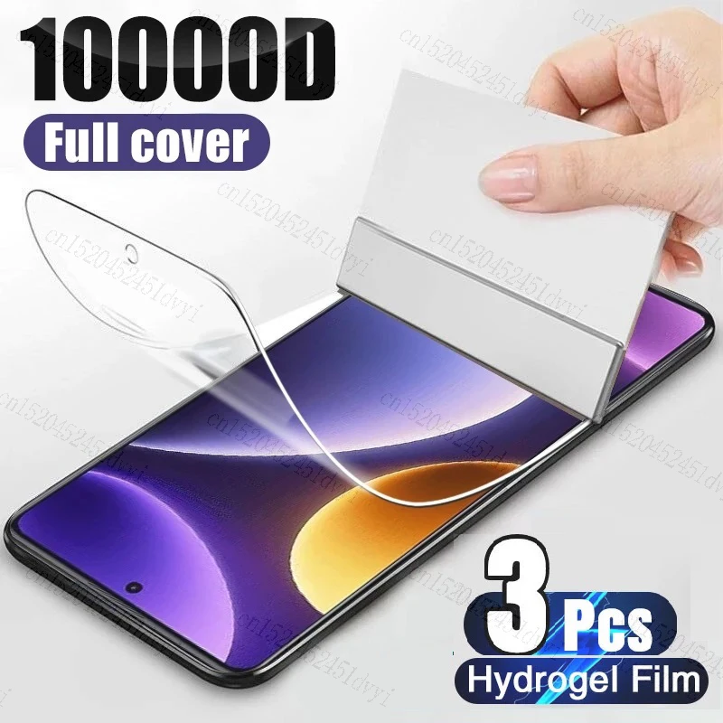 

3PCS Hydrogel Film For Xiaomi Redmi Note 12 Turbo Pro 4G 5G 12R 12S 12T Note 12 Plus 12 Pro Explorer Speed Screen Protector Film
