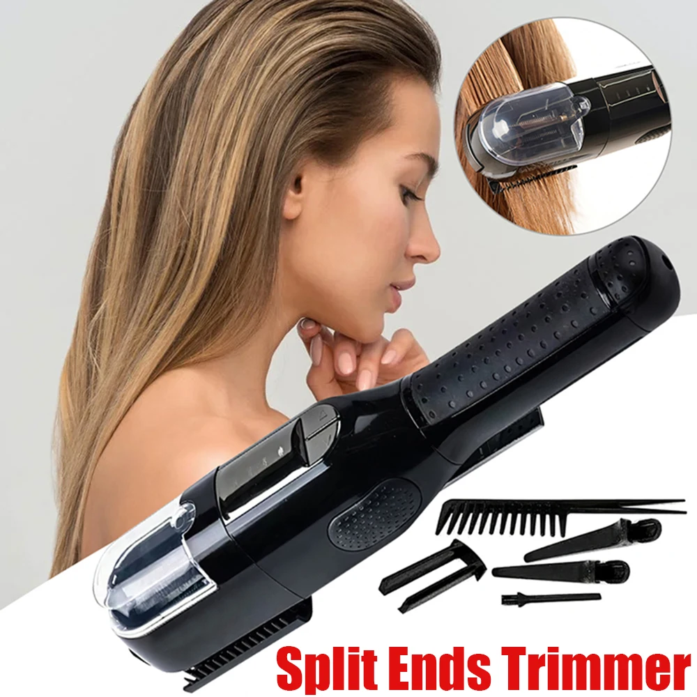 

Split Hair Trimmer for Dry Damaged and Brittle Professional Automatic Split Ends Remover Cordless Cutting Wireless Charging Pro2