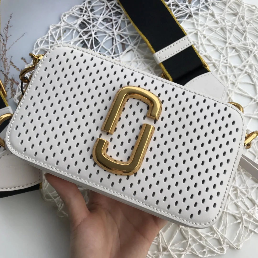 

Camera Bag Macya Cloth Bag Women's Punching Napa Leather One-Shoulder Cross Body Camera Bag crossbody bag hand bags women