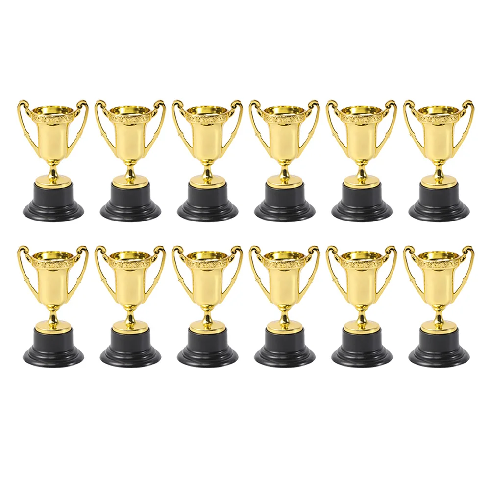 

10Pcs Decorative Trophies Cups Multi-function Plastic Trophies Delicate Small Trophies