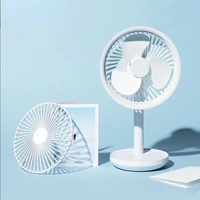 youpin solove desktop fan 60 degree shaking head height wind speed adjustable 4000mah type c chargeable light portable fan home