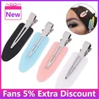 Модные заколки для волос 4 шт.компл., женские заколки для укладки волос для макияжа, бесшовные заколки для волос с изгибом, без складок, заколки для волос