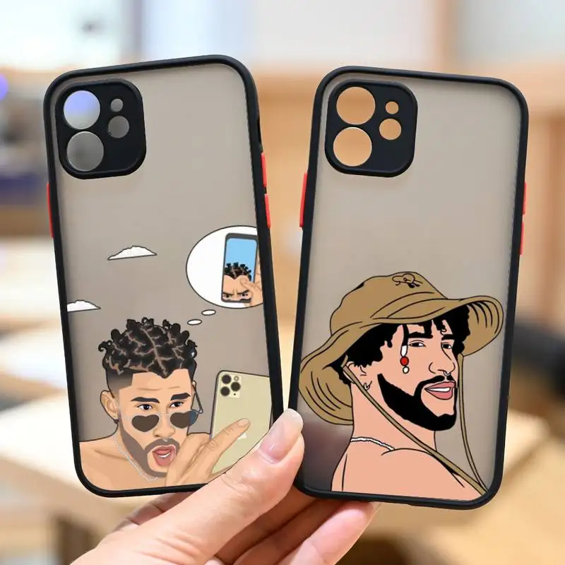 

Yo Perreo Sola Bad Bunny Maluma Phone Case IPhone 12 11 13 14 Pro Max X XR XS SE2020 7 8 Plus Hard Shockproof Cover Case