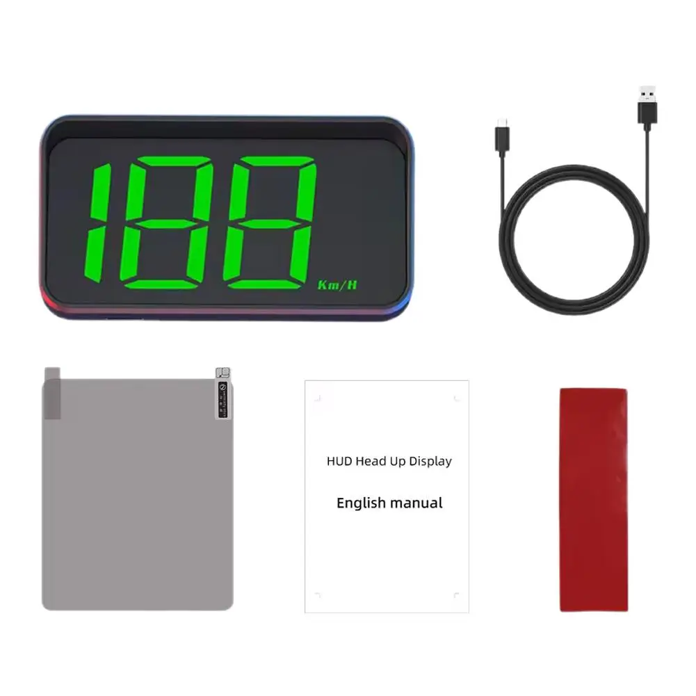 

M2 Проекционный дисплей Автомобильный универсальный спидометр KMH/MPH HUD USB-кабель Plug & Play GPS и Beidou Двойная спутниковая система