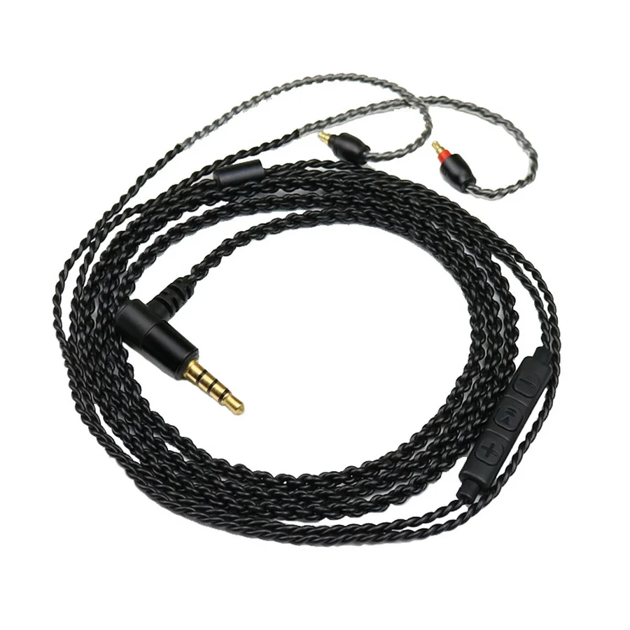 

For SennheiserEaphone cable 2.5mm/3.5mm/4.4mm For ATH A2DC ie80 ie40Pro HiFi headphone cable Built-in HD lossless microphone