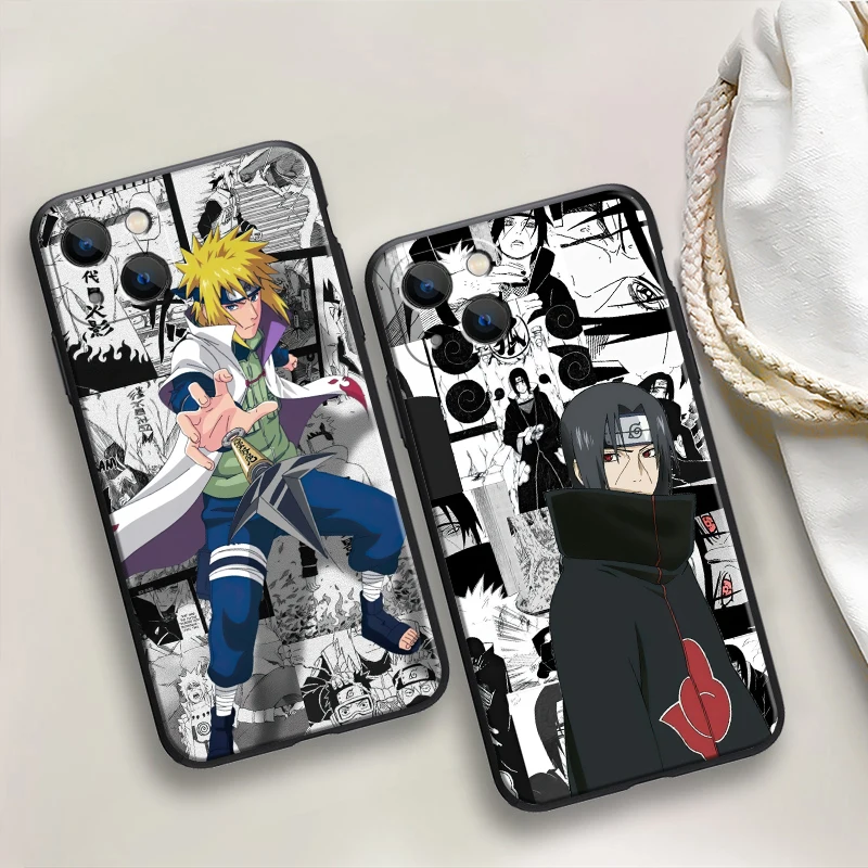 

NARUTO Anime Phone Cases For iPhone 11 Pro 12 13 MAX 6 6S 7 8 Plus XS 12 13 Mini X XR SE 2020 New Silicone Back Cover Fanda