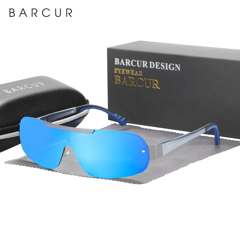 

Спортивные солнцезащитные очки BARCUR для мужчин, для вождения, узкие поляризованные солнцезащитные очки для женщин, Gafas De Sol Shades